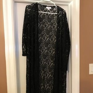 LuLaRoe Sarah- black lace